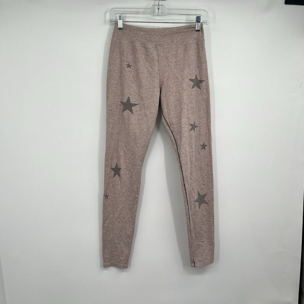 Sundry Anthropologie Star Blossom Print Yoga Jogger Pants Leggings Size 0